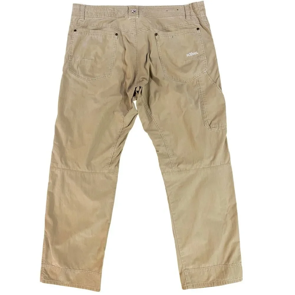 Kuhl Revolvr VTG Patina Dye Beige Pants Hiking Outdoors Gorpcore Men's 38x31 EUC